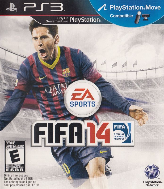 FIFA 14 box art for Playstation 3